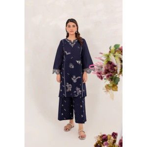 Bareeza Store BlueStar For Season 2 Piece Suit For Women Midnight Blue