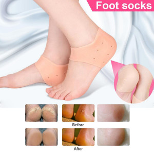 MK Enterprises Anti Heel Pain & Crack Silicone Sleeve
