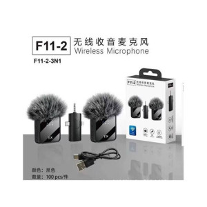 F11 Dual Wireless Microphone with ANC & Echo Mode
