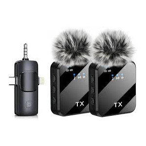 F11 Dual Wireless Microphone with ANC & Echo Mode