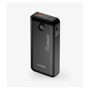 Faster PF 45W 20000mAh Power Bank Black