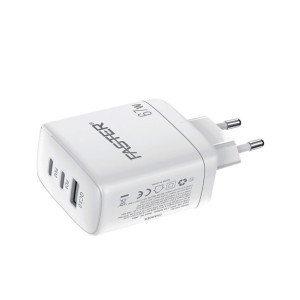 Faster USB-C Super Fast Charging Wall Charger with PD Cable White (PD-67W)