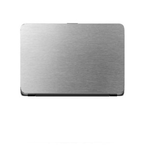 Muzamil Store Universal Laptop Steel Texture Back Protector - Grey