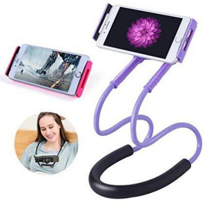 Muzamil Store 360 Degree Rotation Mobile Stand - Purple