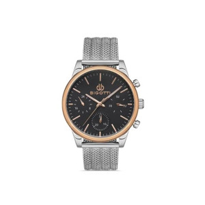 Bigotti Stainless Steel Men's Watch Silver (BG.1.10339-2)