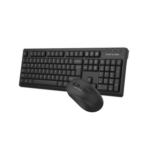 A4Tech Fstyler 2.4G Power Saving Wireless Desktop Set Black (FG1200S)