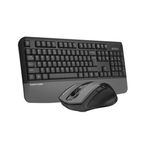 A4Tech Fstyler 2.4G Power Saving Wireless Comfort Desktop Set Grey (FG2500S Plus)
