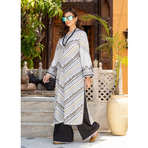 Ahlam Floral Tapestry Printed Lawn Kurta Set 2-Piece