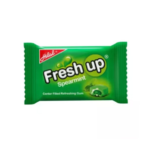 Fresh up Spearmint Bubble Gum Jar - Pack of 145 (Rs 2/- Per Piece)