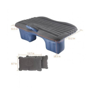 G-Mart Car Air Mattress Travel Bed Blue & Ferozy