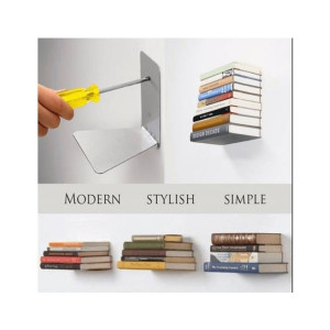 G-Mart Invisible Bookshelf Floating Book Organizer