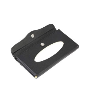 G-Mart PU Leather Car Tissue Box Black