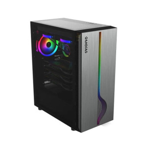 Gamdias Mars M1 RGB Tempered Glass Mid-Tower Gaming Case Black