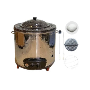 10 Roti Making Stainless Steel Gas Tandoor