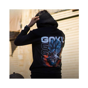 Genteez Goku Digital Printed Pullover Hoodie For Men