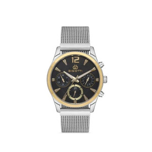 Bigotti Stainless Steel Men's Watch Silver (BG.1.10341-4)