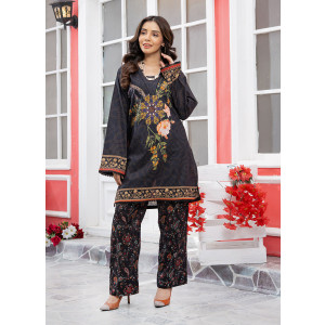 Ahlam Gilded Vine Printed Lawn Kurta Set 2-Piece