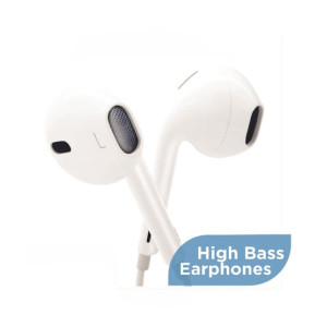 Global Traders Original Wired Handsfree White