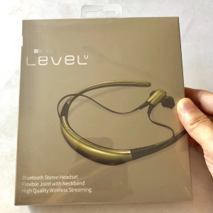 PC-Trades Level U Wireless Neck Earphone Gold