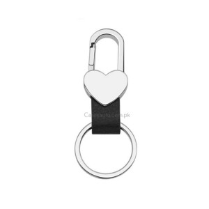 Ferozi Traders Heart Snap Lock Metal Key Chain