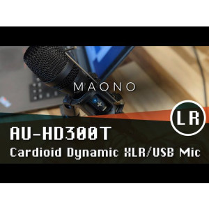 Maono Series Cardioid Dynamic USB/XLR Microphone (HD300)