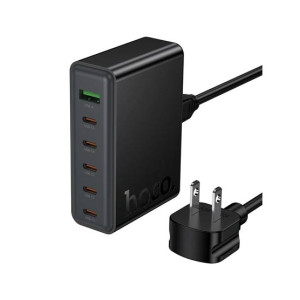 Hoco Modern PD70W 6-Port Charging Station US Plug Black (C152)