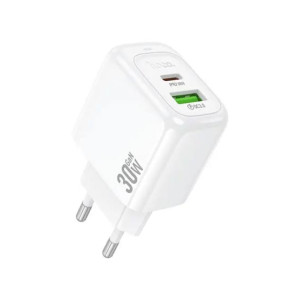 Hoco Surplus PD30W QC 3.0 Charger EU White (CS55A)