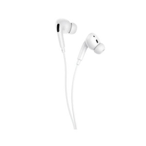 Hoco Crystal Sound Type-C Wired Earphones White (M101-Pro)