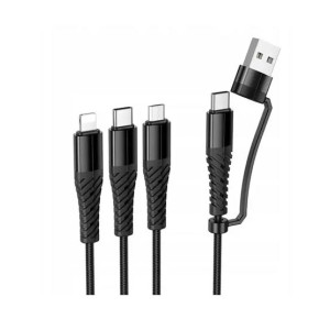 Hoco Victory 3-in-1 Charging Cable (X123)