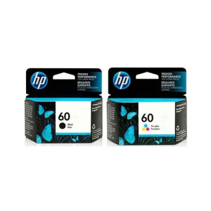 HP 60 Ink Cartridge Black Tri-Color (CC643WN, CC640WN)