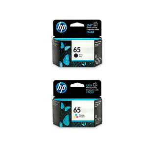 HP 65 Ink Cartridge Tri-Color Black (N9K02AN, N9K01AN)