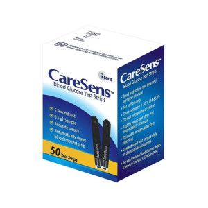i-sens Caresens II Blood Glucose Test Strips - 50 Strips