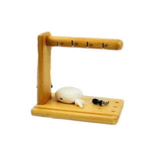 Idukan.pk Wooden Mobile Stand Keychain Holder 