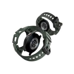 Spigen Rugged Armor Band & Case For 44mm Galaxy Watch 5 - Military Green (ACS05395)