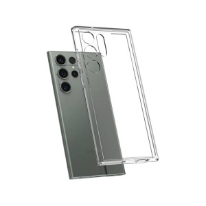 Spigen Ultra Hybrid Case For Galaxy S23 Ultra Crystal Clear (ACS05617)