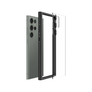 Spigen Ultra Hybrid Case For Galaxy S23 Ultra Matte Black (ACS05618)