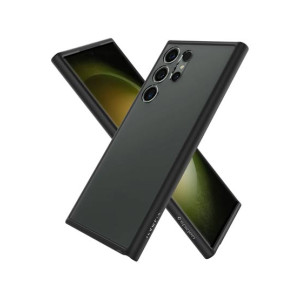 Spigen Ultra Hybrid Case For Galaxy S23 Ultra Frost Black (ACS05619)