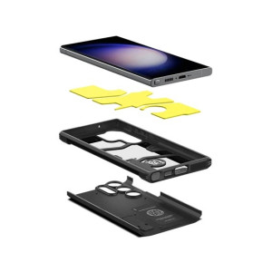 Spigen Tough Armor Case For Galaxy S23 Ultra Black (ACS05623)