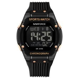 Naviforce Digital Storm Watch For Men Black (NF-7113-5)