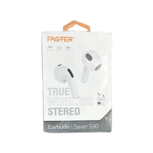 Faster True Wireless Stereo Earbuds - White (Saver S30)