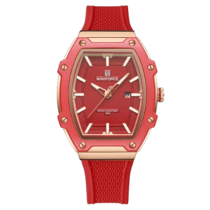 Naviforce Blossom Date Watch For Women Red (NF-8069-7)