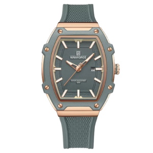 Naviforce Blossom Date Watch For Women Grey (NF-8069-6)