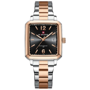 Naviforce Square Class Edition Watch For Women Two Tone (NF-9252g-4)