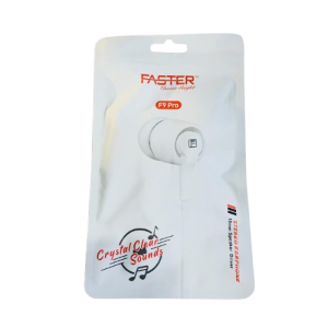 Faster Handsfree With Mic - White (F9 Pro)
