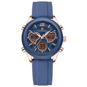 Naviforce Elegant Heart Watch For Women Blue (NF-5045-10)