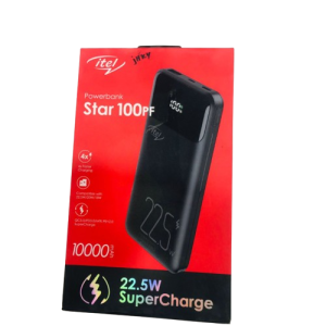 Itel 22.5 W fast charging 10000mah powerbank (Star100PF)