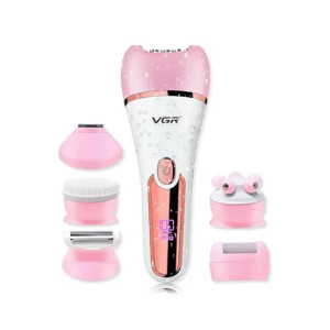 VGR Electric Epilator Hair Remover Pink - (V-733)