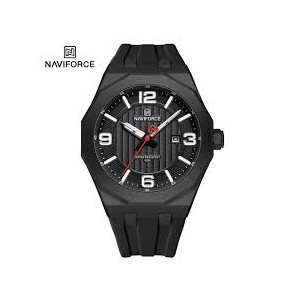 Naviforce Lumidate Edition Watch For Men Black (NF-8079-1)