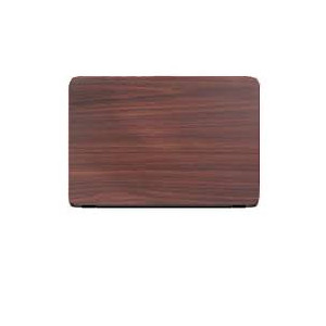 Muzamil Store Universal Laptop Back Skin Wooden Texture - Brown