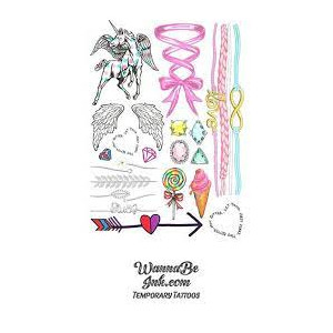 Muzamil Store Body Art Decal Temporary Tattoo